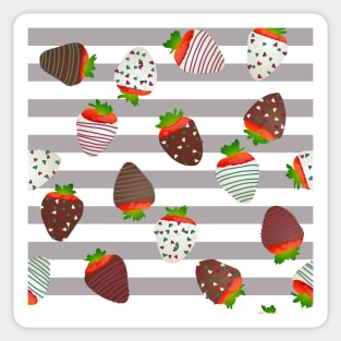 Sailor Pluto Themed Strawberries Sticker